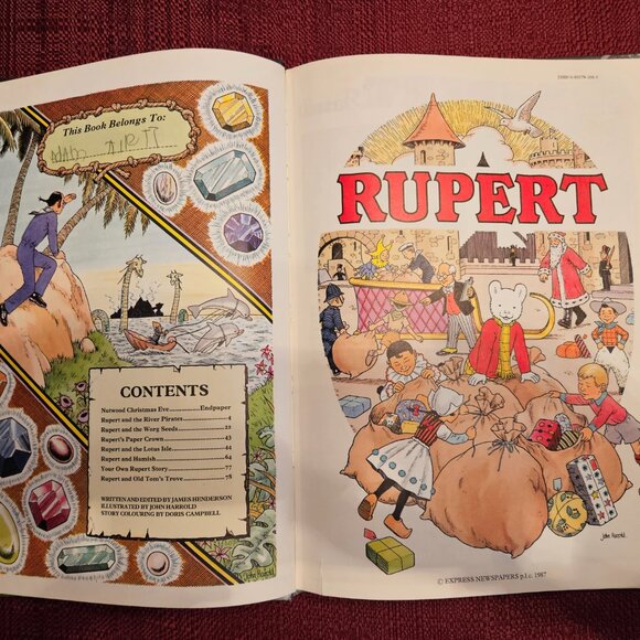 Rupert the Bear | The Daily Express Annual 1987 - Picture 4 of 7
